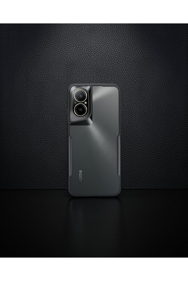 Realme 12 Lite Case Boyi Silicone Cover - Black