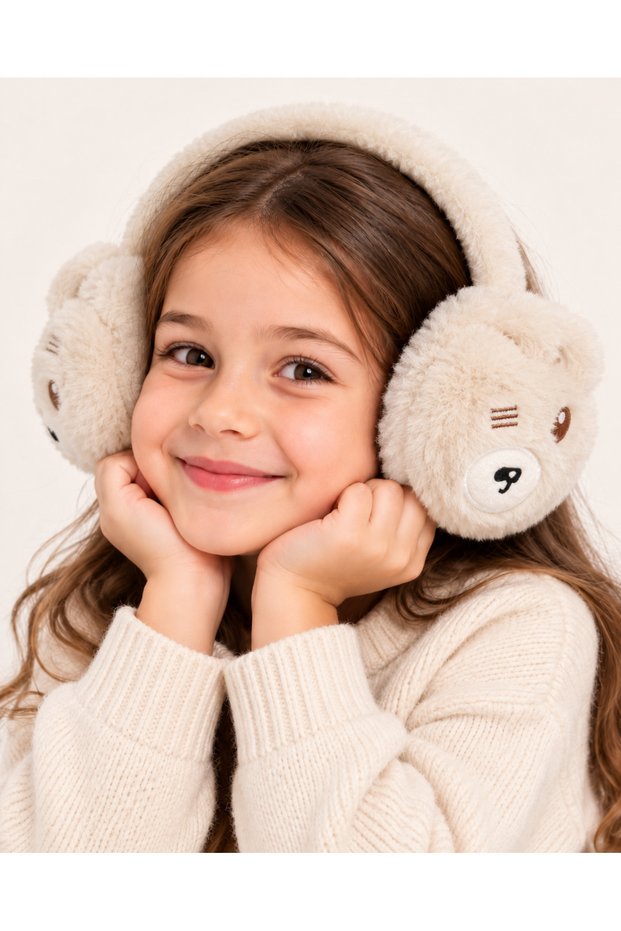 Plush Children's Headphones with Animal Figures 5–9 Years Old