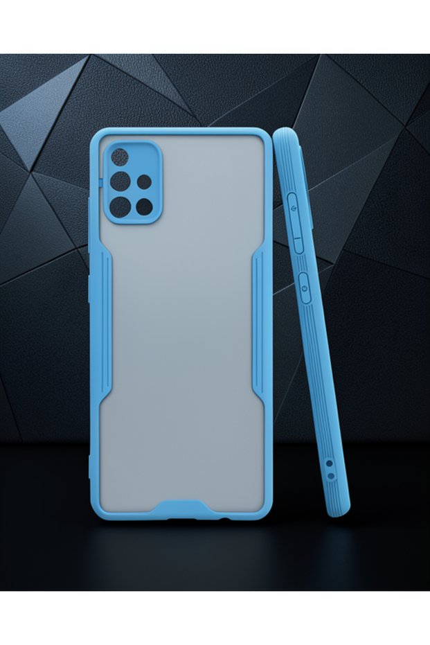 Samsung Galaxy A71 Case Platinum Silicone - Blue