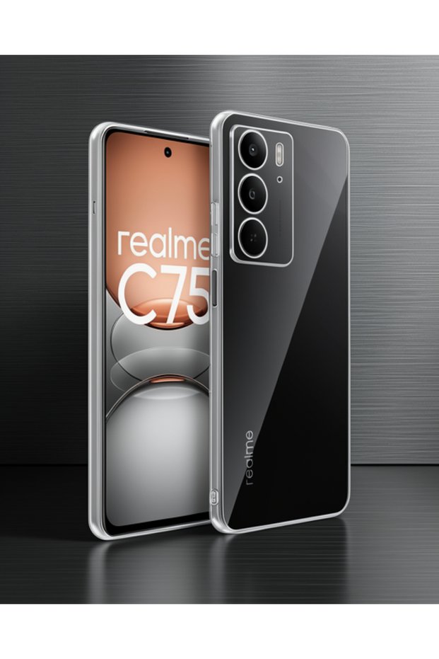 Realme C75 Case Luxury Transparent Silicone