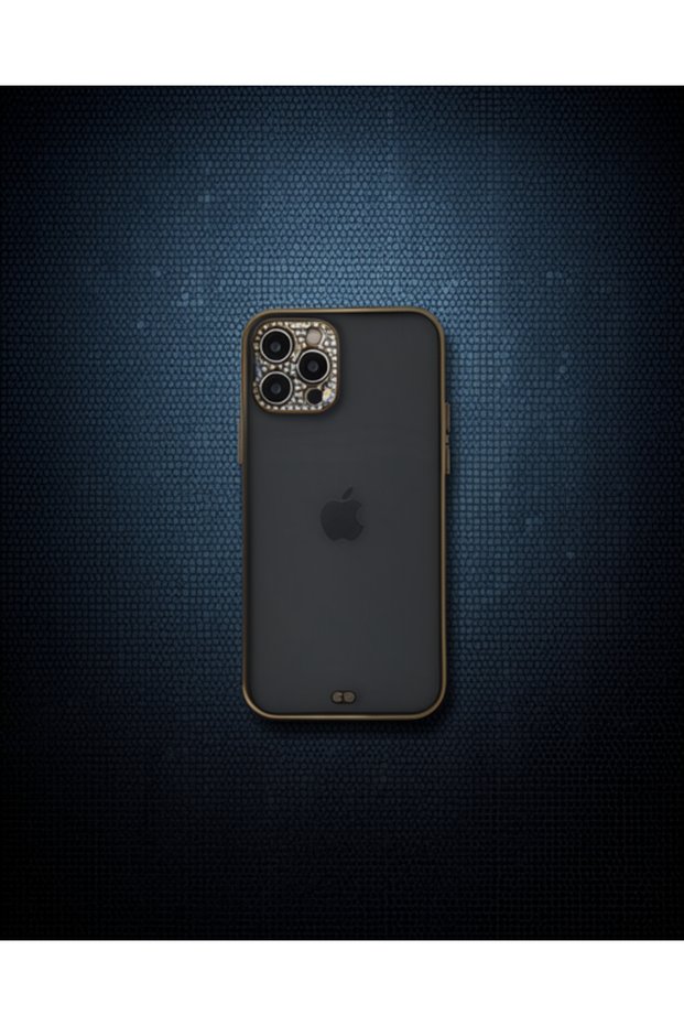 Apple iPhone 12 Pro Case Liva Stone Silicone - Black