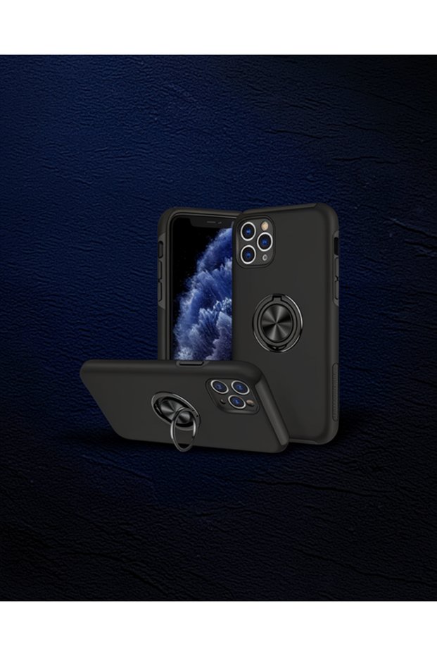 Apple iPhone 11 Pro Max Case Elite Ring Cover - Black