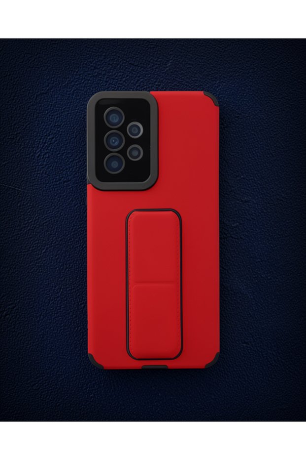 Samsung Galaxy A33 5g Case Mega Silicone with Stand - Red