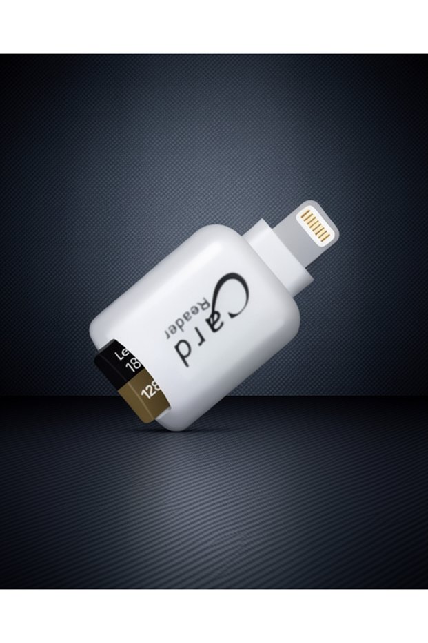 Apr29 iPhone Card Reader - White