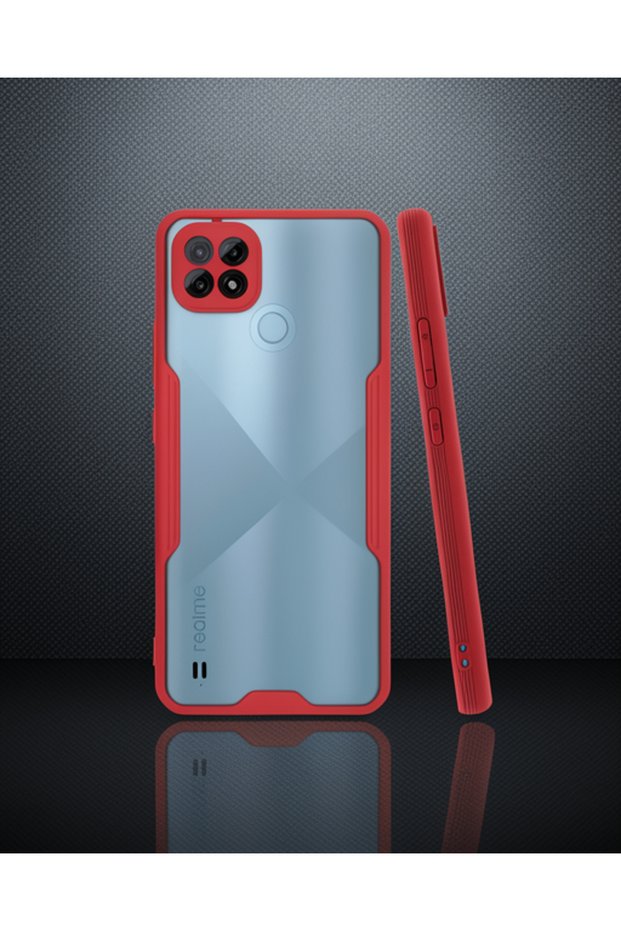 Realme C21 Case Platinum Silicone - Red