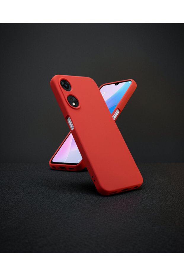 Oppo A38 Case First Silicone - Red