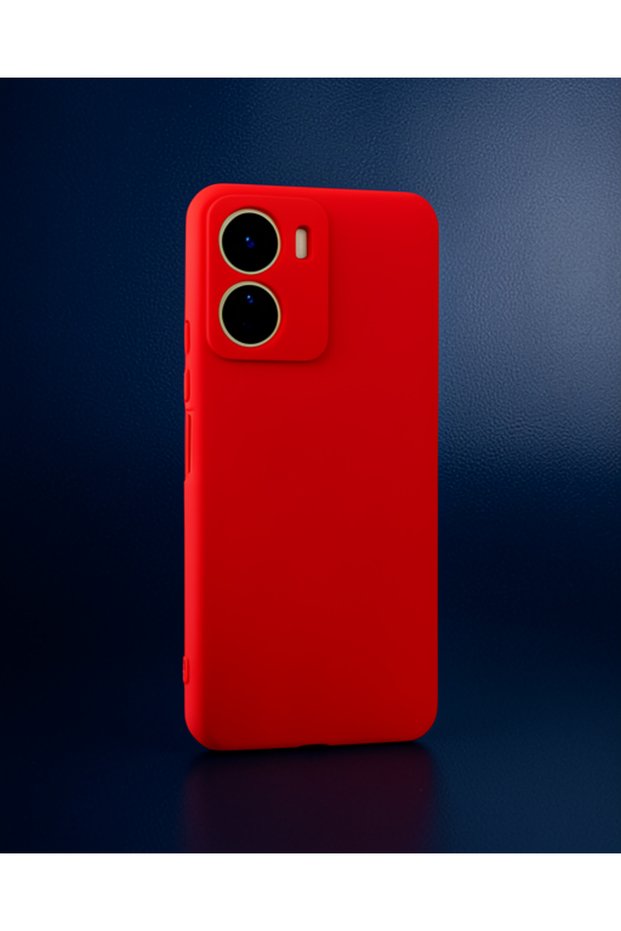 Vivo Y16 Case First Silicone - Red
