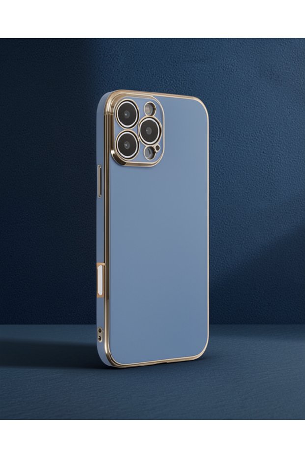 Apple iPhone 16 Pro Case Volet Silicone - Blue