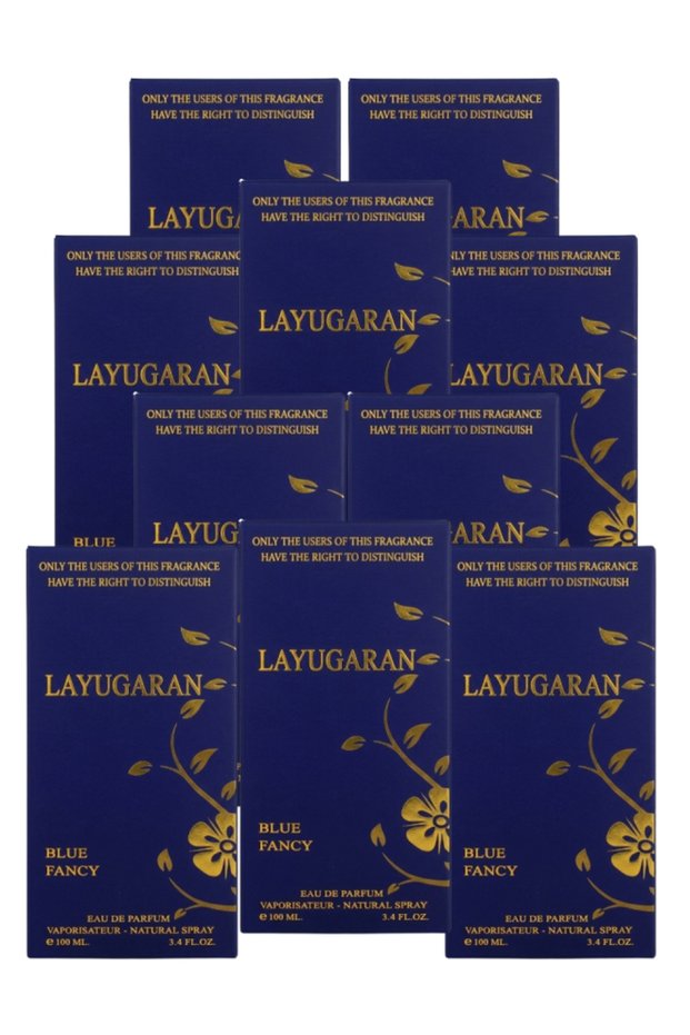 10 قطع عطر فاخر أزرق 100 مل