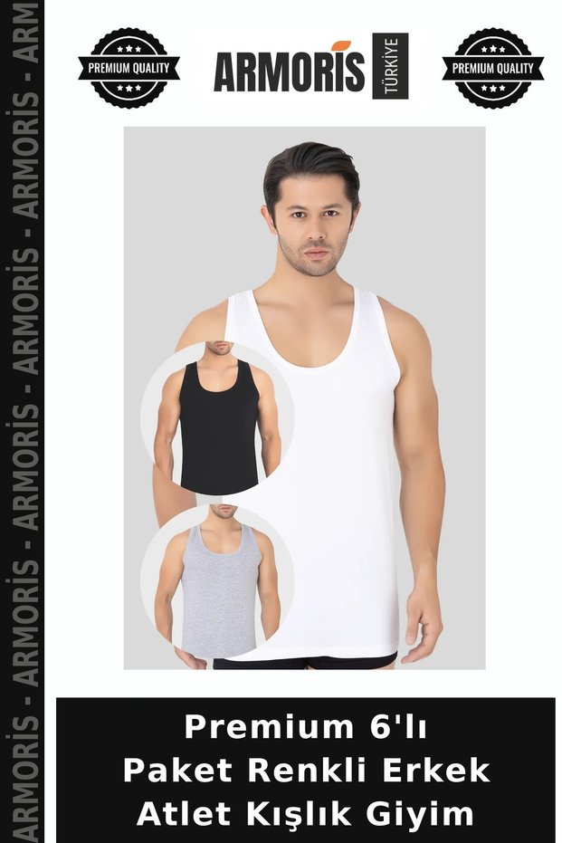 Premium 6 Pack Colorful Men's Athlete Winter Wear