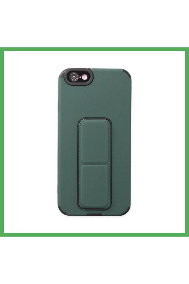 iPhone 6 Compatible Case with Mega Stand Silicone - Green Bezoss