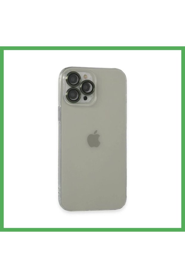 iPhone 13 Pro Max Compatible Case Luko Lens Silicone - Green Bezoss