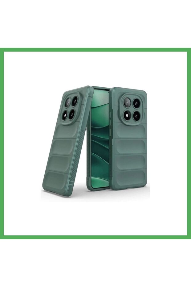 Redmi Note 14 Pro 4g Compatible Case Optimum Silicone - Dark Green Bezoss