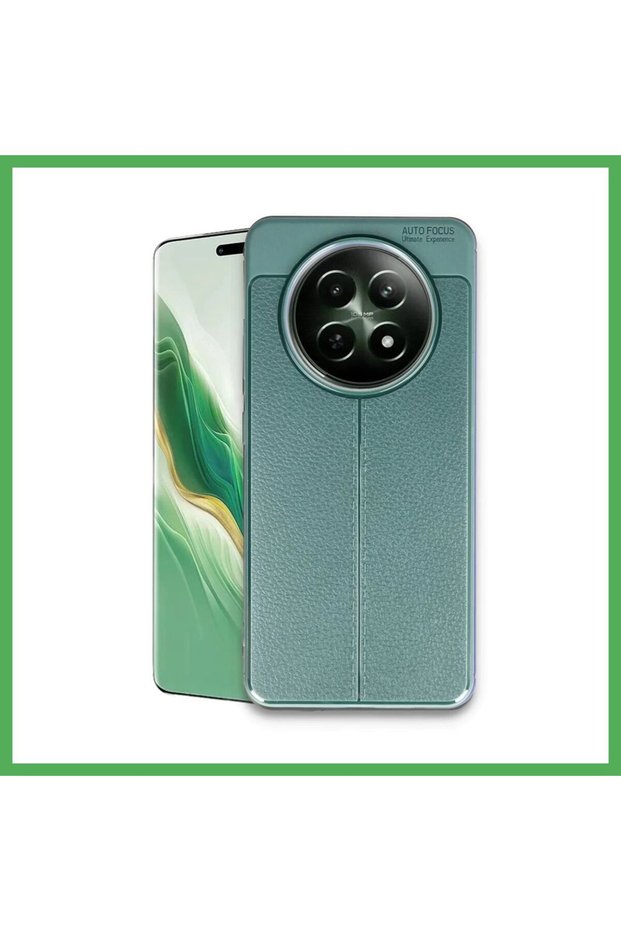 Realme 12 5g Compatible Case Auto Focus Cover - Dark Green Bezoss