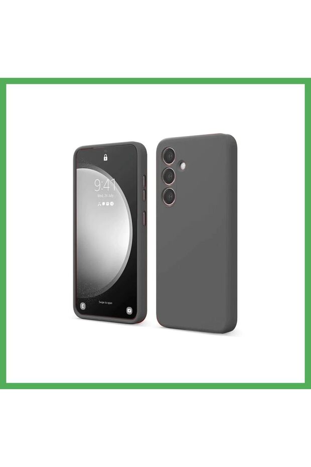 Samsung Galaxy S24 Fe Compatible Case First Silicone - Gray Bezoss