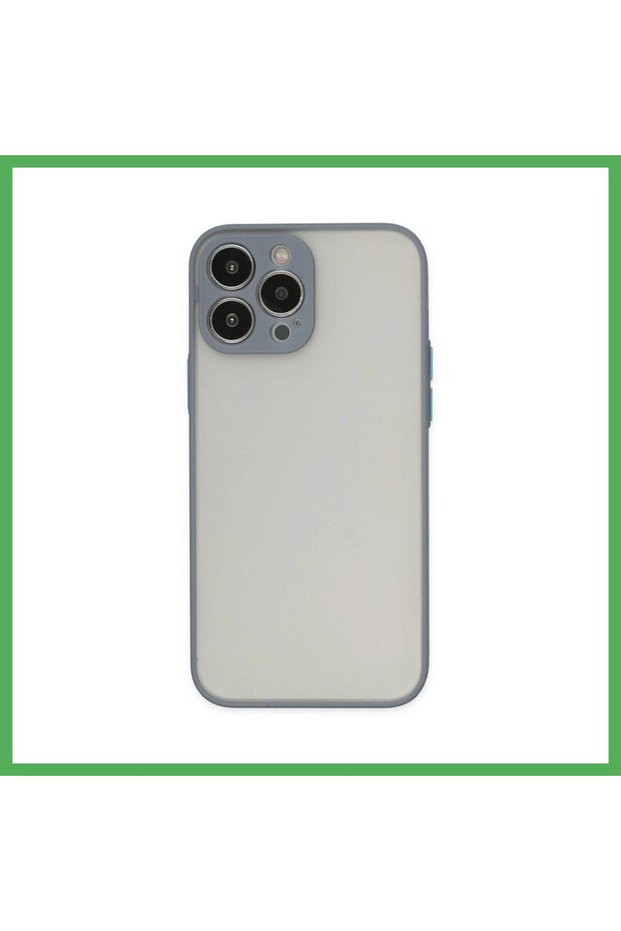 iPhone 13 Pro Compatible Case Montreal Silicone Cover - Gray Bezoss