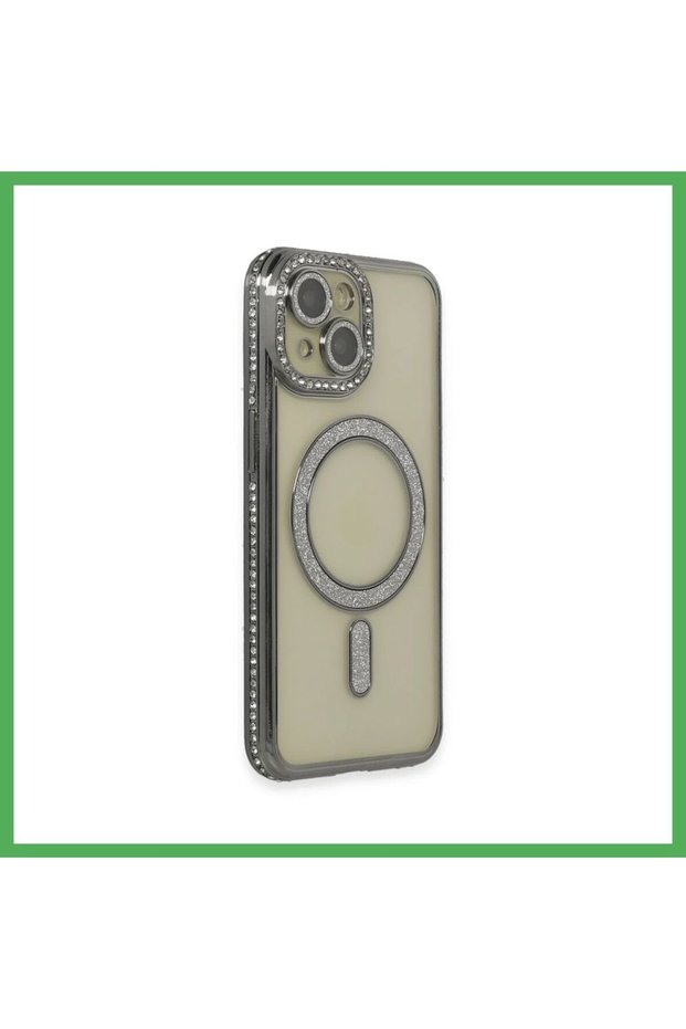 iPhone 14 Compatible Case Joke Simli Magneticsafe Case - Gray Bezoss