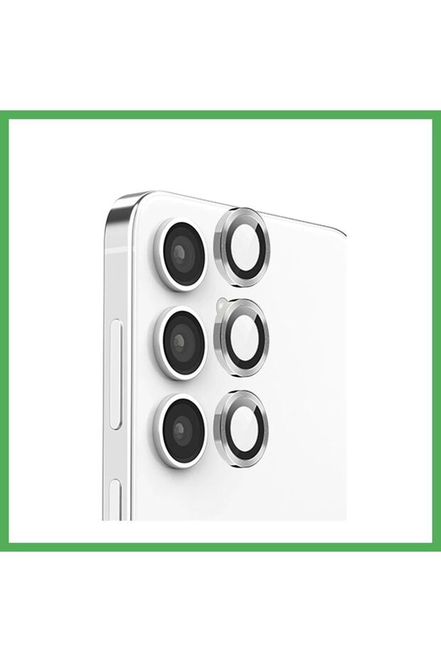 Samsung Galaxy S24 Fe Compatible Raze Metal Camera Lens - Gray Bezoss