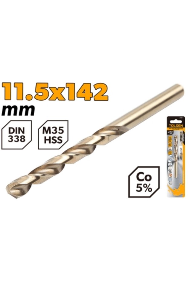 لقمة حفر HSS M35 مقاس 11.5 مم (0.45 بوصة) عبوة واحدة