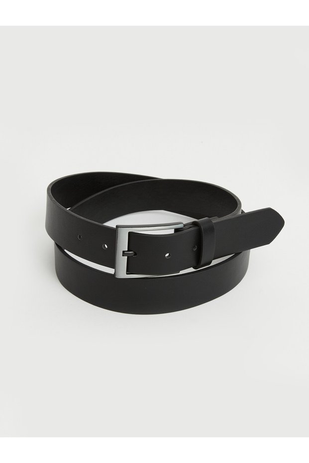 حزام رجالي أسود عادي من LCW ACCESSORIES مع فرق من NEVAVM