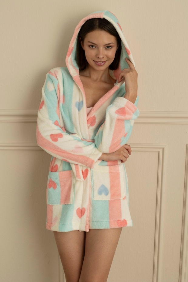 18277 Women's Short Dressing Gown