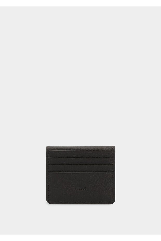 Coffee Y27Ad021 Leather Wallet/Card Holder Coffee