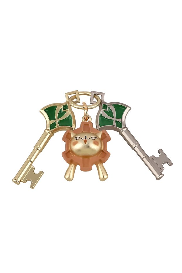 A Set Game Genshin Impact Alhaitham Kaveh Housekeys Keychains Cosplay Sumeru Lion Metal Pendant Keyr