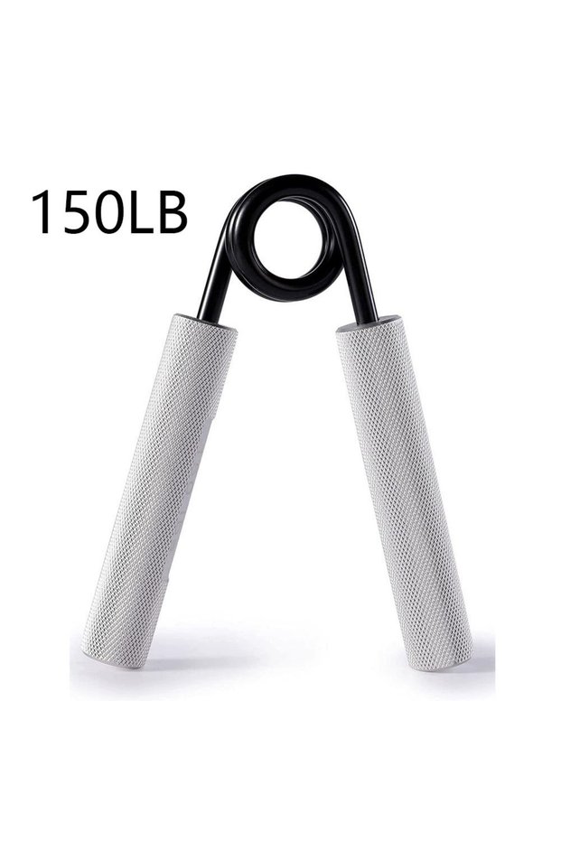 Silver-150LB Type A Metal Hand Grip Device for Muscle Recovery Fingertip Rehabilitation Wrist Grip D