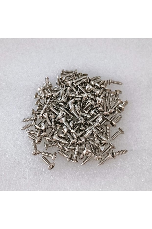 50pcs Silver Miwayer Gold Black Silver Pickguard Screws 50pcs/set for Electric Guitar Bass Cover Pla