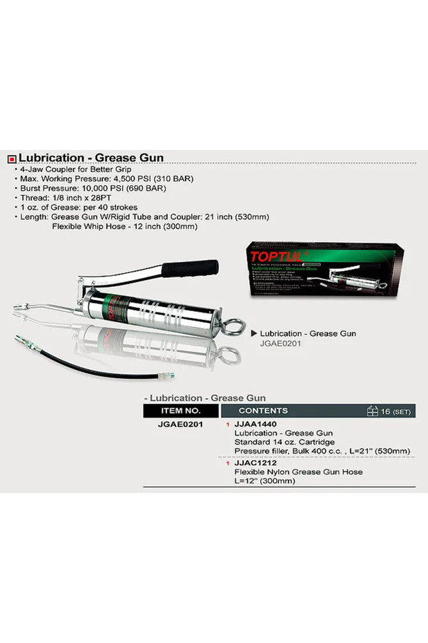 Pistol gresare JGAE0201