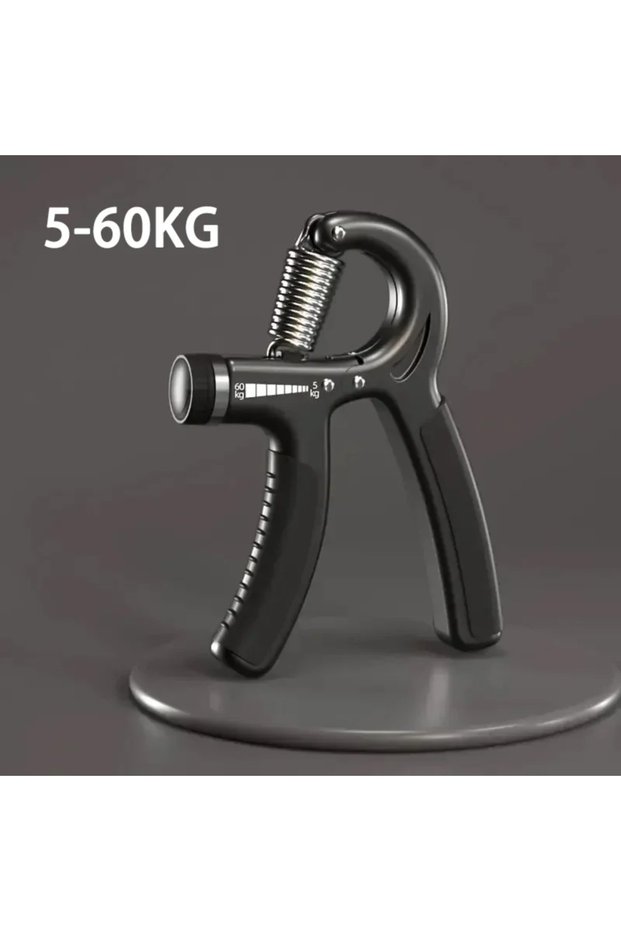 Basic-BLACK 5-100Kg Hand Gripper Gym Wrist Expander Hand Strengthener Adjustable Dynamometer Hand Gr