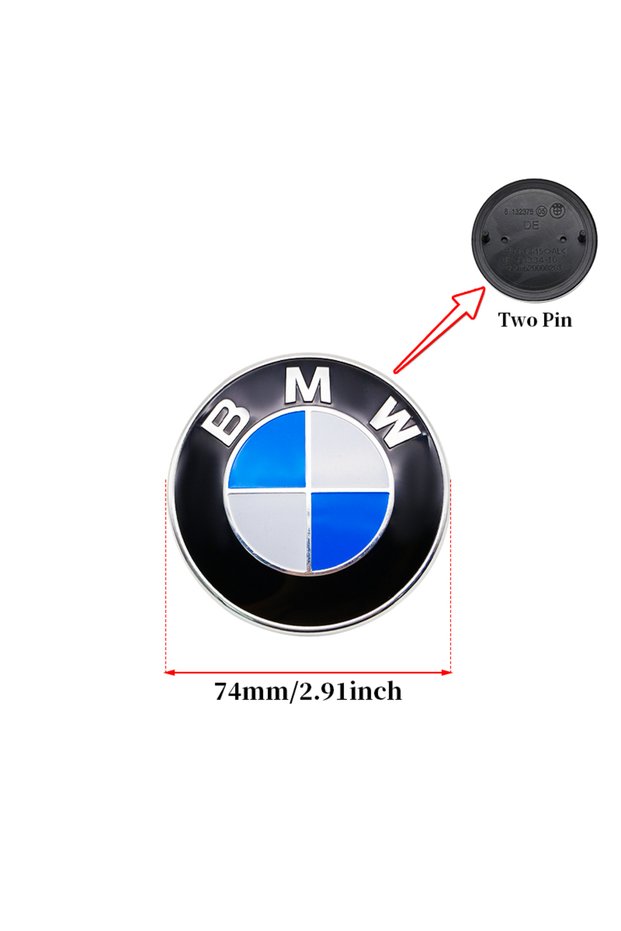 1Pc 74mm 7PCS BMW Logo 45mm 56mm 68mm 74mm 82mm Blue White Car Emblem Badge for BMW E93 E87 G01 G20