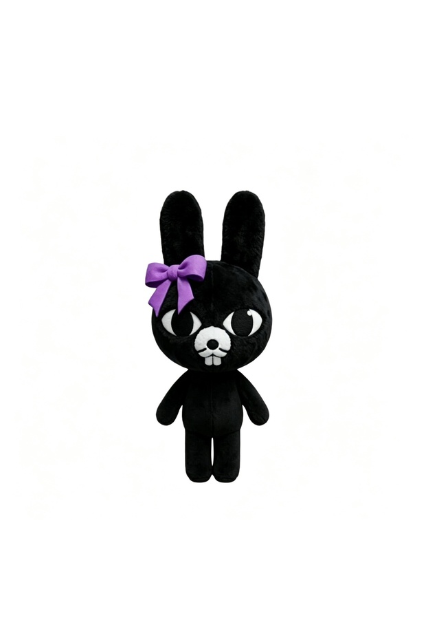Bow Black Rabbit For Roblox Animal Hospital Horror Plush Doll Set Soft Stuffed Plushie Creepy Cute G
