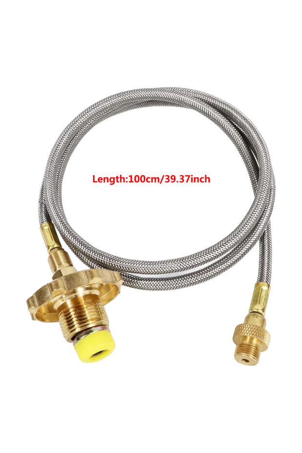 Set 4 Outdoor Camping Gas Stove Propane Refill Adapter Gas Tank Connection Line Burner Adapter LPG C