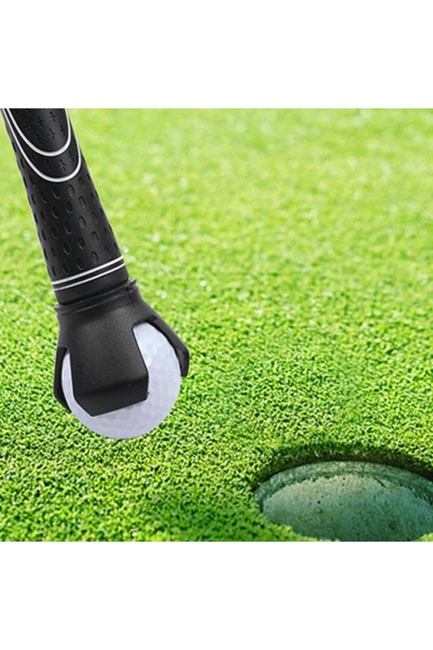 1PC Golf Ball Pick Up Clamp - Rubber Zinc Alloy Practical Golf Training Aids Supplies Accessories To