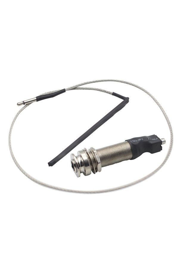 GT-E1 Portable Guitar Endpin Preamp Pickup Bridge Saddle EQ Piezo 6.35mm Jack Socket with Ukulele Cy