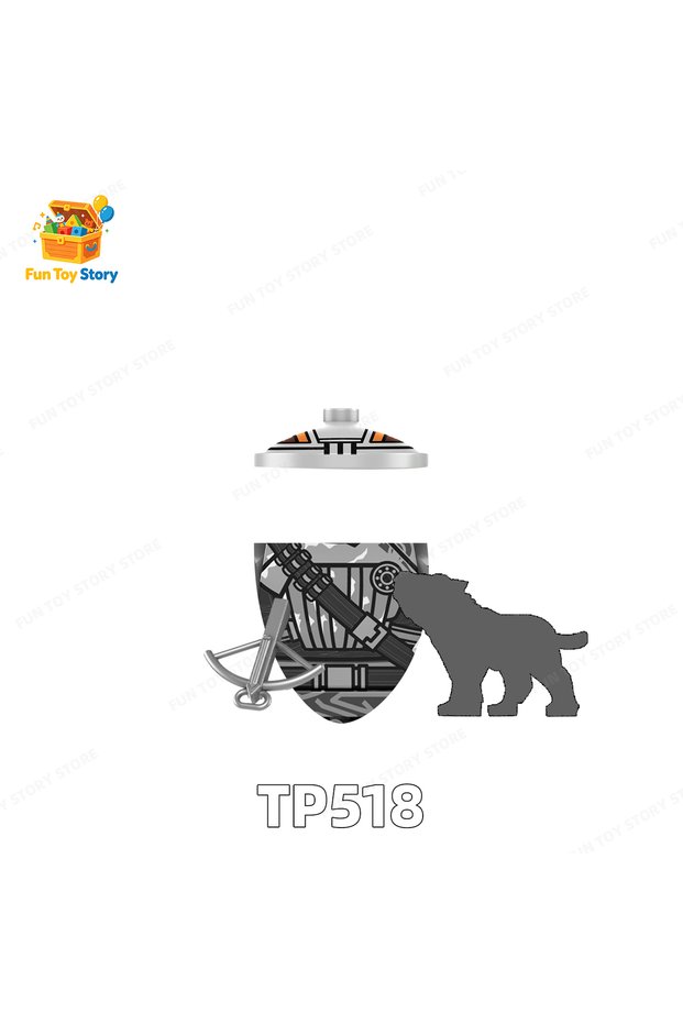 TP518 TP1063, Assembling building block dolls, collectible for TV enthusiasts, compatible with third