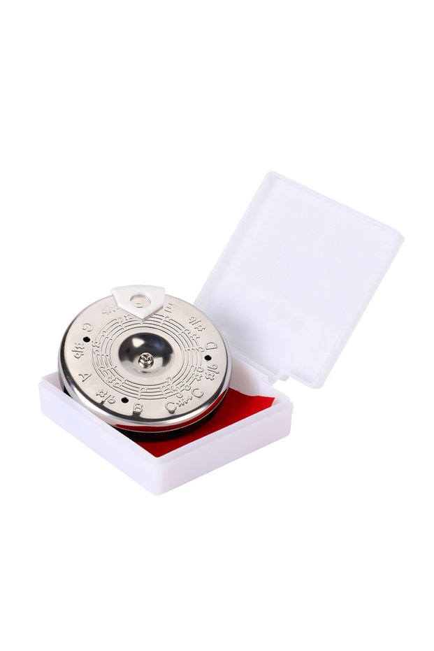 1pc Sensitive Chromatic 13 Pitch Pipe Tuner C-C Tuning Tool with Case Instrument Accessory Chromatic
