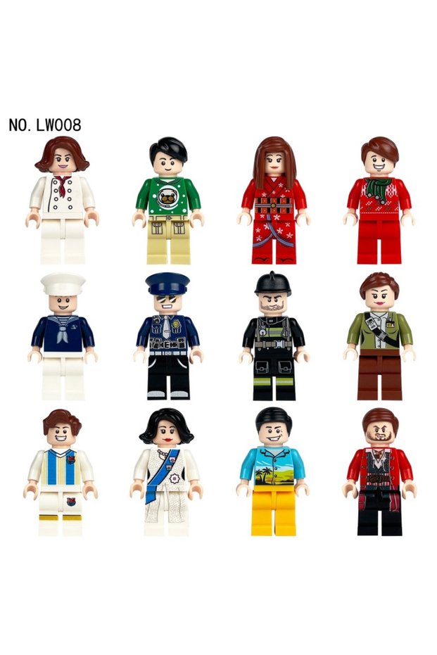 LW008 M8127 student tour group dolls, small particle toys, mini dolls and humanoid dolls.