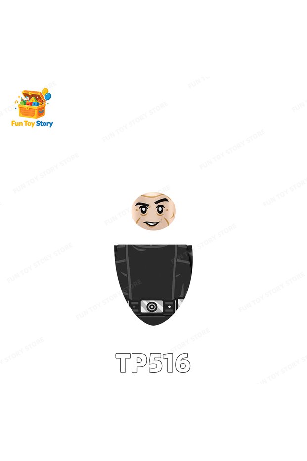 TP516 TP1063, Assembling building block dolls, collectible for TV enthusiasts, compatible with third