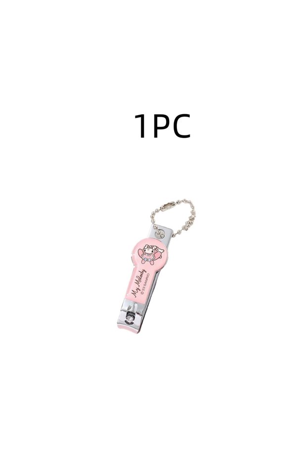 My Melody 1/2pcs Kuromi Cinnamoroll Hello Kitty Nail Clippers Cute Cartoon Kuromi Nail Repair Toe Fl
