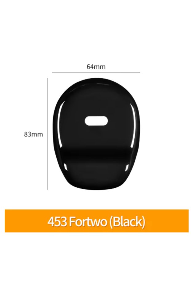 Rear Black Car Rear Trunk Door Handle Decoration Cover For Smart 453 Fortwo Exterior Accessories St
