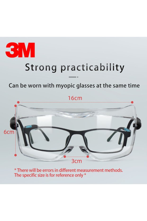 12308 Anti Fog Protective Goggles Safety Eyes Suitable For Wear Glasses Or Wear Nearsighted Gl