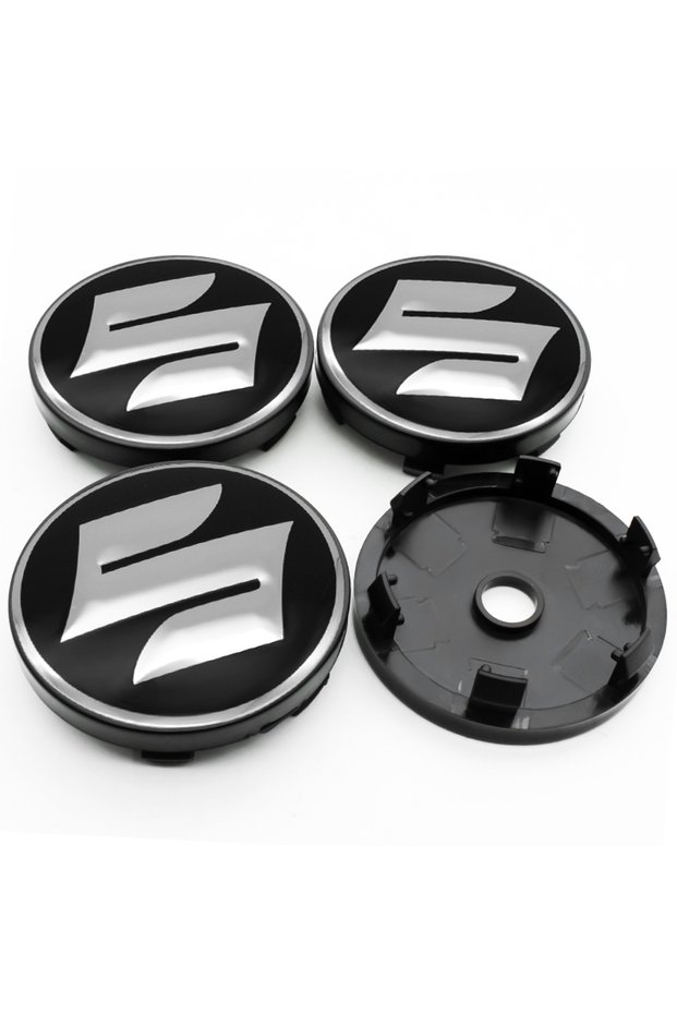 4Pcs 60mm Silver 4Pcs 56mm+60mm 54mm Car Wheel Center Hub Caps S Logo Badge Rim Cover Emblem