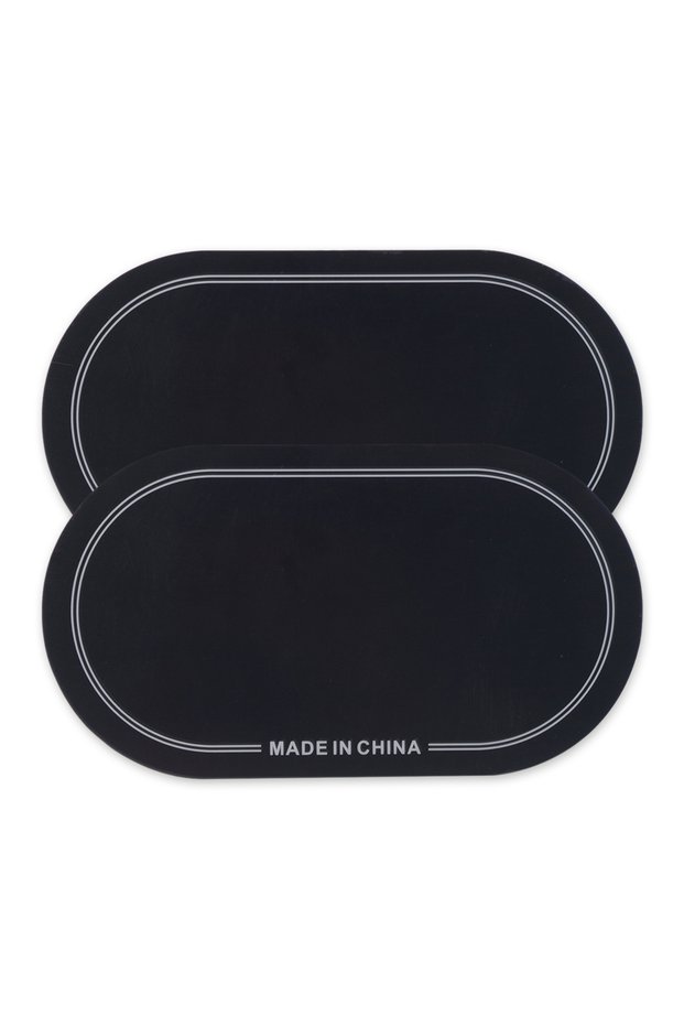 Black 2 Pack Self-Adhesive Double Pedal Drumhead Patches Wear-resistant Stickers Protective Pad for