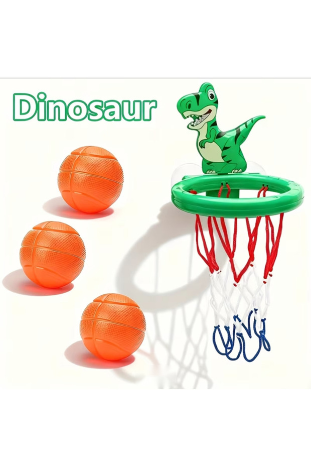 Dinosaur New Mini Cartoon Animal Basketball Set, Kids Bath Toys, Baby Shower Play Toys, Perfect Gift