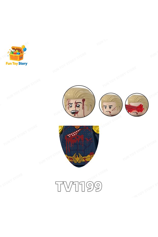 TV1199 TV6224 TV Watchdog Series, Assembled Building Blocks, Human Toys, Collected by Film and Telev