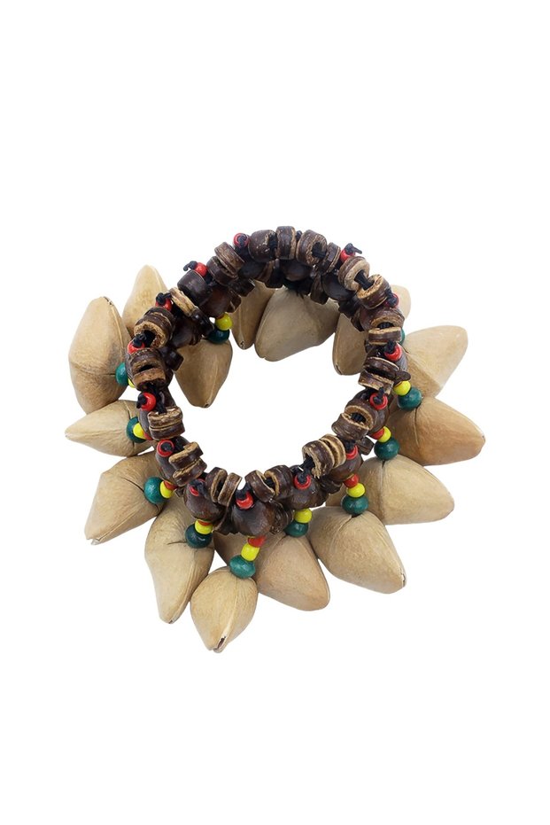 Nuts Shell Bracelet Miwayer Handmade African Tribal Style Nuts Shell Bracelet Handbell /for Djembe A