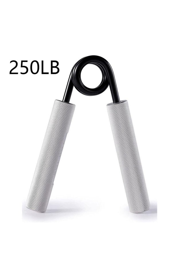 Silver-250LB Type A Metal Hand Grip Device for Muscle Recovery Fingertip Rehabilitation Wrist Grip D