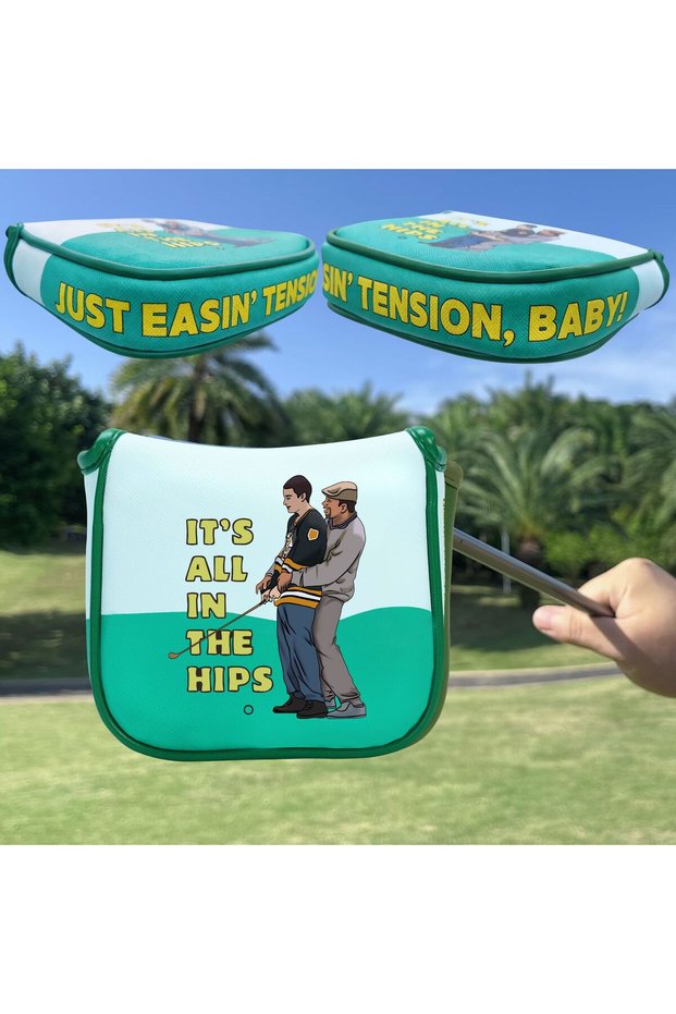 Hips mallet Happy Gilmore Design Mallet Head Cover Premium Golf Club Protector Putter Headcover for
